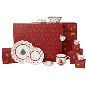 Villeroy & Boch Christmas Toy's Memory Advent calendar 2025 multicoloured, Xmas, crockery Advent calendar with 24 doors, Christmas decoration, premium porcelain Villeroy & Boch Christmas Toy's Memory Advent calendar 2025 multicoloured, Xmas, crockery Advent calendar with 24 doors, Christmas decoration, premium porcelain