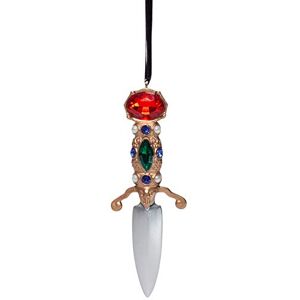 Department 56 Elvira Mistress of the Dark Dagger Hanging Ornament, 4 Inch, Multicolor Department 56 Elvira Mistress of the Dark Dagger Hanging Ornament, 4 Inch, Multicolor