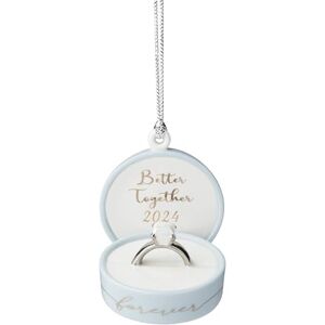 Lenox 895775 2024 Together Forever Ring Box Ornament, Christmas Lenox 895775 2024 Together Forever Ring Box Ornament, Christmas