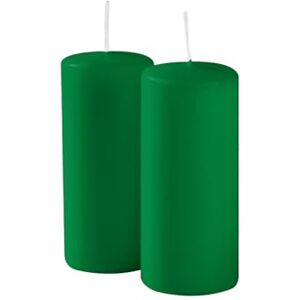 Cereria di Giorgio Risthò 9 x Dark Green Wax Candles, Diameter 5 cm, Height 12 cm Cereria di Giorgio Risthò 9 x Dark Green Wax Candles, Diameter 5 cm, Height 12 cm