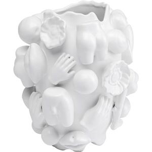 KARE Design Deco Vase Body Parts, White, Decorative Vase for Flowers, Modern, Room Decor, Home Decor, Table Decoration for Living Room, Bedroom, Home Office, 25x21x20 cm (H/W/D) KARE Design Deco Vase Body Parts, White, Decorative Vase for Flowers, Modern, Room Decor, Home Decor, Table Decoration for Living Room, Bedroom, Home Office, 25x21x20 cm (H/W/D)