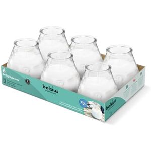 BOLSIUS – Outdoor Candles 6 Pieces in Glass Transparent Burning Time 8 Hours No Palm Oil Clean Burning Cotton Wick Non Scented BOLSIUS – Outdoor Candles 6 Pieces in Glass Transparent Burning Time 8 Hours No Palm Oil Clean Burning Cotton Wick Non Scented