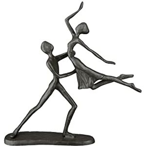 Casablanca modernes Design Gilde Iron Design Sculpture Figure Statue Dance Couple Decorative Object Dance with Lifting Figure Dancing Height 17.5 cm Casablanca modernes Design Gilde Iron Design Sculpture Figure Statue Dance Couple Decorative Object Dance with Lifting Figure Dancing Height 17.5 cm