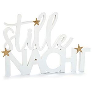 HEITMANN DECO Wooden Lettering, Wood, stille Nacht HEITMANN DECO Wooden Lettering, Wood, stille Nacht