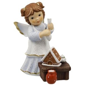 Goebel Angel Figurine Sweet Crispy House Christmas Bakery Nina & Marco Goebel Angel Figurine Sweet Crispy House Christmas Bakery Nina & Marco