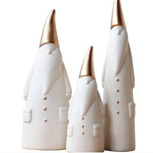 MaxSimple Ceramic Santa Claus Statue, Cute Statues, Father Christmas Figurines for Home Desk Shelf Decor/A Set of 3pcs (Father Christmas/A Set 3pcs) (Gold) MaxSimple Ceramic Santa Claus Statue, Cute Statues, Father Christmas Figurines for Home Desk Shelf Decor/A Set of 3pcs (Father Christmas/A Set 3pcs) (Gold)