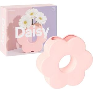 DOIY Modern Decorative Vase Daisy Shape Design Made with Ceramic Vase for Flowers Decorative Vase Pink 5x20x18cm DOIY Modern Decorative Vase Daisy Shape Design Made with Ceramic Vase for Flowers Decorative Vase Pink 5x20x18cm