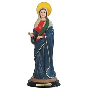 ICE ARMOR 12" H Saint Lucy Statue Saint Lucia Holy Figurine Religious Decoration Office Desk/Home/Living Room/Table Decor, Perfect House Warming Gifts for New Home ICE ARMOR 12" H Saint Lucy Statue Saint Lucia Holy Figurine Religious Decoration Office Desk/Home/Living Room/Table Decor, Perfect House Warming Gifts for New Home
