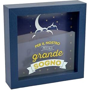 Creative Labs Decorative Money Box, Wood, Blue Navy, 16 Centimetri X 16 Centimetri Creative Labs Decorative Money Box, Wood, Blue Navy, 16 Centimetri X 16 Centimetri