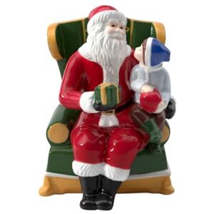 Villeroy & Boch – Christmas Toy’s Santa in the armchair, decorative Father Christmas figurine made from hard-paste porcelain, multicoloured Villeroy & Boch – Christmas Toy’s Santa in the armchair, decorative Father Christmas figurine made from hard-paste porcelain, multicoloured