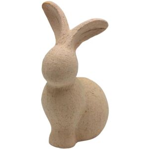 Dekohelden24 Bunny, Minimalist Easter Decoration, Rabbit Without face Made of Ceramic in Beige, Size: L/W/H Approx. 15 x 10 x 21 cm, 21 cm Dekohelden24 Bunny, Minimalist Easter Decoration, Rabbit Without face Made of Ceramic in Beige, Size: L/W/H Approx. 15 x 10 x 21 cm, 21 cm