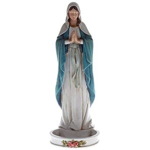 CB Praying Our Lady of Grace The Virgin Mary Rosary Holder Statue Figurine, 8 Inch CB Praying Our Lady of Grace The Virgin Mary Rosary Holder Statue Figurine, 8 Inch