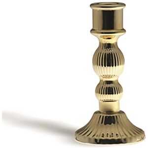 Excelsa Light Candle Holder, Glass, Gold, 8 x 8 x 15 cm Excelsa Light Candle Holder, Glass, Gold, 8 x 8 x 15 cm