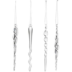 WeRChristmas Clear Mixed Glass Icicles – 20-Piece Set, 14–15 cm – Glass Christmas Tree Decorations WeRChristmas Clear Mixed Glass Icicles – 20-Piece Set, 14–15 cm – Glass Christmas Tree Decorations