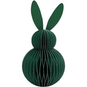 Dekohelden24 Large Decorative Honeycomb Easter Decoration Tissue Paper Easter Bunny in Dark Green Magnetic 11 x 11 x 20 cm Dekohelden24 Large Decorative Honeycomb Easter Decoration Tissue Paper Easter Bunny in Dark Green Magnetic 11 x 11 x 20 cm