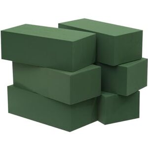 Crafare LUOWAN 6pc Wet Fresh Floral Foam Blocks Green Florist Foam Bricks for Spring Fresh Flower Arrangement and Crafts Supply 8.9(L) X 3.9(W) X 3(H) Crafare LUOWAN 6pc Wet Fresh Floral Foam Blocks Green Florist Foam Bricks for Spring Fresh Flower Arrangement and Crafts Supply 8.9(L) X 3.9(W) X 3(H)