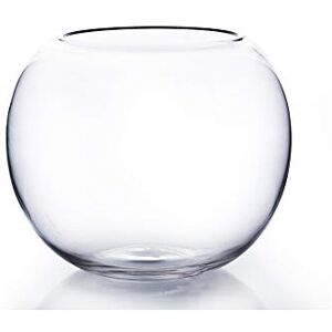 WGVI WGV Bowl Glass Vase, Diameter 8", Height 6.5", Open Width 3.75", (Multiple Sizes Choices) Clear Bubble Planter Terrarium Fish Bowl for Wedding Event Home Decor, 1 Piece (VBW0008) WGVI WGV Bowl Glass Vase, Diameter 8", Height 6.5", Open Width 3.75", (Multiple Sizes Choices) Clear Bubble Planter Terrarium Fish Bowl for Wedding Event Home Decor, 1 Piece (VBW0008)