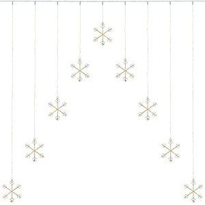 WeRChristmas Christmas Snowflake Curtain Light Decorations, Warm White, 1.3 m WeRChristmas Christmas Snowflake Curtain Light Decorations, Warm White, 1.3 m