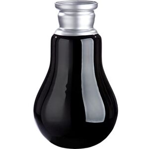 Casablanca modernes Design Casablanca Flower Vase Decorative Vase Made of Glass – Decorative Living Room Gift for Women Birthday Mother's Day – Colour: Black Silver Height 36 cm Casablanca modernes Design Casablanca Flower Vase Decorative Vase Made of Glass – Decorative Living Room Gift for Women Birthday Mother's Day – Colour: Black Silver Height 36 cm