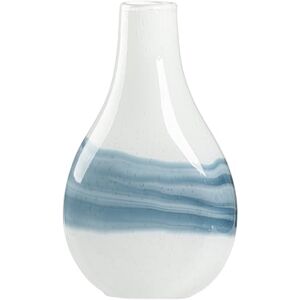 Torre & Tagus Andrea Glass Vase by 14" Tall White Colored Glass Vase for Living Room, Home, Coastal, Ocean Decor Torre & Tagus Andrea Glass Vase by 14" Tall White Colored Glass Vase for Living Room, Home, Coastal, Ocean Decor