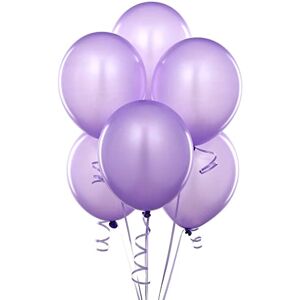 SHATCHI 100pcs Plain 12" Purple Helium Quality Latex Balloons Birthday Wedding Anniversary Christening Christmas Communion Party Decoration Baloon