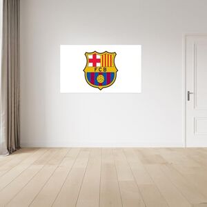 Licensed Décor FC Barcelona Vinyl Wall Sticker Medium (100cm (w) x 60cm (h) Full Colour Crest on White Licensed Décor FC Barcelona Vinyl Wall Sticker Medium (100cm (w) x 60cm (h) Full Colour Crest on White