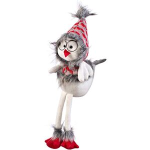 WeRChristmas Sitting Christmas Bird Figurine with Soft Legs, Multi-Colour, 42cm WeRChristmas Sitting Christmas Bird Figurine with Soft Legs, Multi-Colour, 42cm