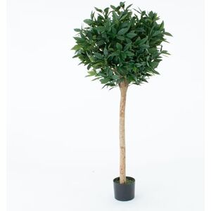 GreenBrokers Artificial Bay, Topiary Faux Tree, Premium Quality Real Wood Trunk and Natural Appearance Leaves and Brown Berries, UV Protected, Indoor and Outdoor Use, Green, 5ft (150cm) GreenBrokers Artificial Bay, Topiary Faux Tree, Premium Quality Real Wood Trunk and Natural Appearance Leaves and Brown Berries, UV Protected, Indoor and Outdoor Use, Green, 5ft (150cm)