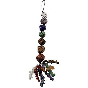 VIE Naturals Chakra Jewelry, Mixed Stone Car Hanging Decoration, with Nylon Cord VIE Naturals Chakra Jewelry, Mixed Stone Car Hanging Decoration, with Nylon Cord