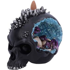 Nemesis Now Crystal Hatchlings Backflow Incense Burner 14cm, Blue Nemesis Now Crystal Hatchlings Backflow Incense Burner 14cm, Blue