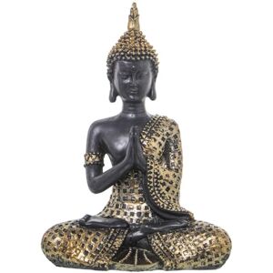 Alexandra House Living Decorative Figurine Brown Gold Acrylic Plastic Melamine Buddha Alexandra House Living Decorative Figurine Brown Gold Acrylic Plastic Melamine Buddha