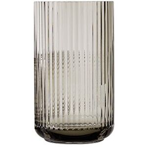 DANMARK LYNGBY Lyngby Porcelæn Vase Height 25 cm Lyngby Mouth-Blown Glass Timeless Grey DANMARK LYNGBY Lyngby Porcelæn Vase Height 25 cm Lyngby Mouth-Blown Glass Timeless Grey