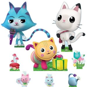 STAR CUTOUTS SC4564 Pandy Paws, CatRat & Pillow Cat from Gabby’s Dollhouse – 56cm Cardboard Cutout Multi-Pack Fun Party & Room Décor STAR CUTOUTS SC4564 Pandy Paws, CatRat & Pillow Cat from Gabby’s Dollhouse – 56cm Cardboard Cutout Multi-Pack Fun Party & Room Décor