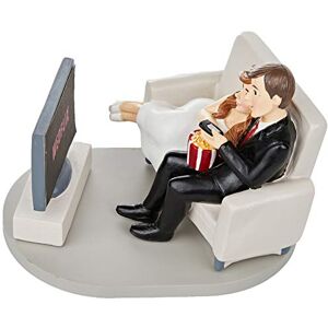 Mopec Darling Wedflix Bride and Groom Cake Figure 18x13.5cm Mopec Darling Wedflix Bride and Groom Cake Figure 18x13.5cm