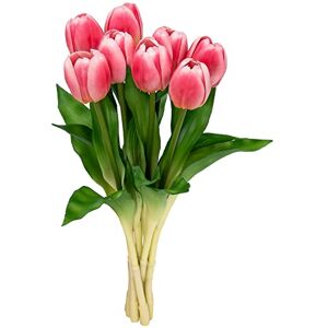 Softflame Artificial/Fake/Faux Flowers Tulip Pink 8PCS for Wedding, Home, Party, Restaurant Softflame Artificial/Fake/Faux Flowers Tulip Pink 8PCS for Wedding, Home, Party, Restaurant
