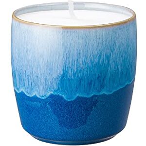 Denby Blue Haze Ceramic Candle Hand-Poured Wax Candle 40 Hour Burn Time Denby Blue Haze Ceramic Candle Hand-Poured Wax Candle 40 Hour Burn Time