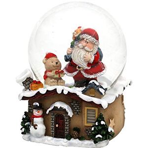 Dekohelden24 501473 Snow Globe with Santa Claus Dimensions L/W/H: 7 x 7 x 9 cm Ball 6.5 cm Teddy Dekohelden24 501473 Snow Globe with Santa Claus Dimensions L/W/H: 7 x 7 x 9 cm Ball 6.5 cm Teddy