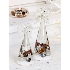 AlexandreHouse Pack of 6 Dreamlight, Tealight Candle Holder, UFO Medium, Shell Pattern, Glass, Beige, Natural Colours, PU 6, H. 5 cm, D. 12 cm AlexandreHouse Pack of 6 Dreamlight, Tealight Candle Holder, UFO Medium, Shell Pattern, Glass, Beige, Natural Colours, PU 6, H. 5 cm, D. 12 cm