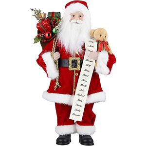 Uten Christmas Santa Claus Standing Figure With Gift Bag and Bear 17 Inch Santa Claus Figure Christmas Ornaments Home Decoration Uten Christmas Santa Claus Standing Figure With Gift Bag and Bear 17 Inch Santa Claus Figure Christmas Ornaments Home Decoration
