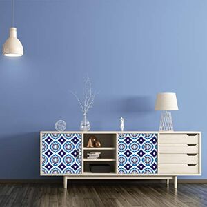 Ambiance Sticker Self-Adhesive Furniture and Tables Tile Stickers for Kitchen and Living Room Decoration Florentina Pack of 24 Stickers of 10 x 10 cm Ambiance Sticker Self-Adhesive Furniture and Tables Tile Stickers for Kitchen and Living Room Decoration Florentina Pack of 24 Stickers of 10 x 10 cm