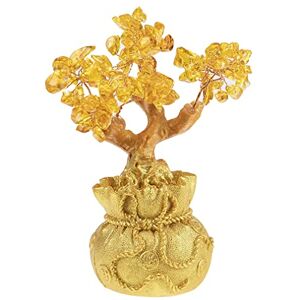 lachineuse Feng Shui Tree in Yellow Citrine Fortune Tree 17 cm Asian Japanese Decoration Fortune Tree with Golden Stand Decorative Asian Gemstones Japanese Zen Object lachineuse Feng Shui Tree in Yellow Citrine Fortune Tree 17 cm Asian Japanese Decoration Fortune Tree with Golden Stand Decorative Asian Gemstones Japanese Zen Object