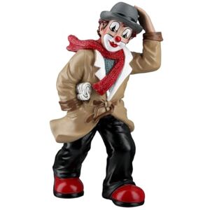 GILDE Clown Stormy Times Made of Resin Decorative Figure Collectible Figure 15 cm High, Multicoloured GILDE Clown Stormy Times Made of Resin Decorative Figure Collectible Figure 15 cm High, Multicoloured