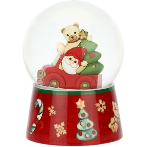 THUN , Boule De Neige Gnome Oliver E Teddy Made Glass and Ceramic, Large Version, Christmas Collection, Collectible Furniture, Gift Idea for Christmas, Diameter 10 cm, H 14 cm THUN , Boule De Neige Gnome Oliver E Teddy Made Glass and Ceramic, Large Version, Christmas Collection, Collectible Furniture, Gift Idea for Christmas, Diameter 10 cm, H 14 cm