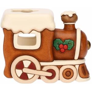 THUN Ceramic Locomotive Tea Light Holder 13.5X7.9X10 THUN Ceramic Locomotive Tea Light Holder 13.5X7.9X10