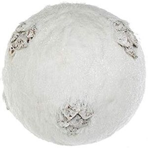 EUROCINSA Ref. 27122 Ball Pendant Bright White Raffia with Pineapple Inlay 20 cm Pack of 3, 20 cm EUROCINSA Ref. 27122 Ball Pendant Bright White Raffia with Pineapple Inlay 20 cm Pack of 3, 20 cm