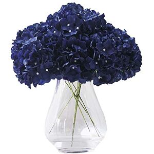 Kislohum Artificial Hydrangea Flowers Navy Blue Heads 10pcs Fake Hydrangea Silk Flowers for Wedding Bouquets Centerpieces DIY Floral Decor Home Decoration with Stems Kislohum Artificial Hydrangea Flowers Navy Blue Heads 10pcs Fake Hydrangea Silk Flowers for Wedding Bouquets Centerpieces DIY Floral Decor Home Decoration with Stems