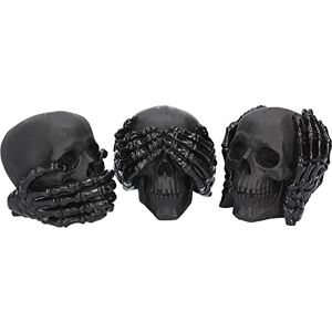 Nemesis Now Dark See No, Hear No, Speak No Evil Skulls Figurine 45cm Black Nemesis Now Dark See No, Hear No, Speak No Evil Skulls Figurine 45cm Black