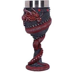Nemesis Now Dragon Coil Goblet, Red, 20cm Nemesis Now Dragon Coil Goblet, Red, 20cm