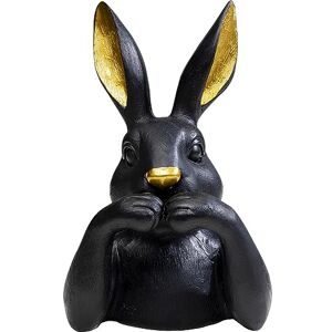 KARE Design Decorative Figurine Sweet Rabbit, Black, Rabbit, Polyresin, Handpainted, Unique, Partially Handmade, 23 x 14 x 13 cm (H x W x D) KARE Design Decorative Figurine Sweet Rabbit, Black, Rabbit, Polyresin, Handpainted, Unique, Partially Handmade, 23 x 14 x 13 cm (H x W x D)