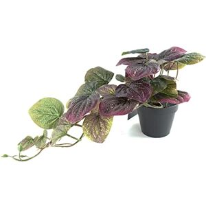 Leaf 35cm Artificial Trailing Purple Potted Plant - Artificial Plant Leaf 35cm Artificial Trailing Purple Potted Plant - Artificial Plant